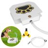 Pet Water Dispenser Step-on Activated Sprinkler w/ Interactive Paw Pedal
