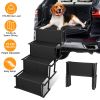Foldable Dog Ramp 4 Step Collapsible