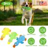 3Pcs Duck-Shaped Dog Plush Toy With Squeaky Ball