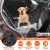 Dog Car Seat Cover with 2 Door Slide Straps