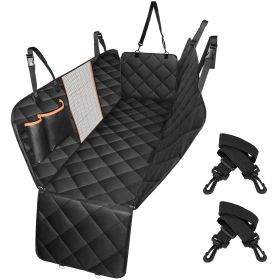 Dog Car Seat Cover with 2 Door Slide Straps