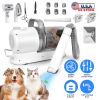 Professional Pet Hair Grooming Vacuuming Kit with 7 Grooming Tools