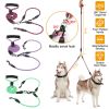Double Leash No-Tangle Walking Leash w/ Swivel Coupler Padded Handle