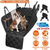 Dog Car Seat Cover with 2 Door Slide Straps