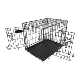 24 inches Dog Crate Folding Metal