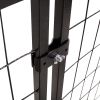 10-Panel Heavy Duty Metal Dog Kennel 82.7"L x 55.1"W x 45.3"H, Black