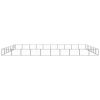 Dog Kennel Black 753.5 ftÂ² Steel
