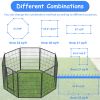 40 in Outdoor Fence Heavy Duty Dog Pen with Doors