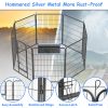 40 in Outdoor Fence Heavy Duty Dog Pen with Doors