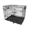 24 inches Dog Crate Folding Metal