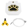 Pet Water Dispenser Step-on Activated Sprinkler w/ Interactive Paw Pedal