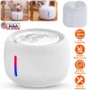 2.5L 84.54OZ Pet Water Fountain with LED Lights