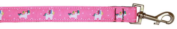 Pink Unicorn Nylon Pet Leash