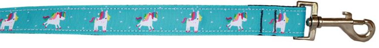Blue Unicorn Nylon Pet Leash