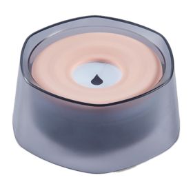 No Spill Dog Water Bowl Slow Water Feeder 47.35oz (Option: Pink)