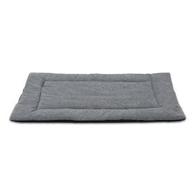 Comfortable Fleece Bed Mat For S/M/L Dogs w/ Breathable Cushion Pad (Option: L)