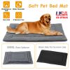 Comfortable Fleece Bed Mat For S/M/L Dogs w/ Breathable Cushion Pad
