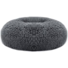 Dog Bed Soft Nest Cushion For S/M Dog (Option: DGray_M)