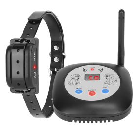 328FT Electric Wireless Dog Fence System With GPS Location Monitor Collar (Option: 1Collar)