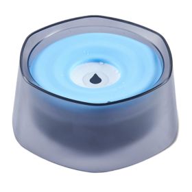 No Spill Dog Water Bowl Slow Water Feeder 47.35oz (Option: Blue)