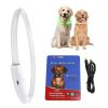 USB Rechargeable LED Dog Collar Multi-Color Lighting