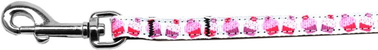 Pink and Purple Cupcakes Nylon Ribbon Pet Leash