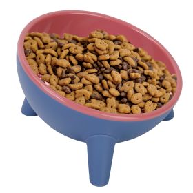 Raised Tilted Elevated Food Bowl (Option: Red)