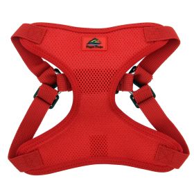 Wrap and Snap Choke Free Dog Harness (Color: Flame Red, size: X-Small)