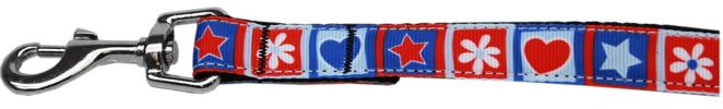Stars and Hearts Nylon Pet Leash
