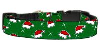 Santa Hat Nylon Dog Collar