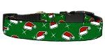Santa Hat Nylon Dog Collar (Color/Size: Medium Narrow)
