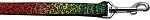 Rainbow Leopard Nylon Dog Leash