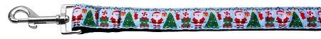 Aqua Santa Nylon Dog Leash