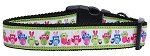 Easter Birdies Nylon Dog Collar (Color/Size: Medium Narrow)
