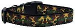 Green Camo Nylon Dog Collar