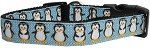 Penguins Nylon Dog Collar (Color/Size: Medium Narrow)