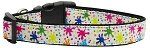 Splatter Paint Nylon Dog Collar