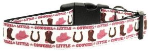 Little Cowgirl Nylon Dog Collar