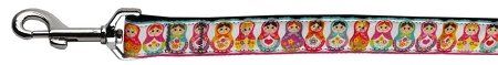 Pretty Nesting Dolls Nylon Dog Leash