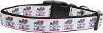 My Heart Belongs to Daddy Nylon Dog Collar (Color/Size: Medium Narrow)
