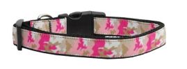 Pink Camo Nylon Collar