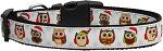 Snowy Owls Dog Collar (Color/Size: Large)