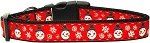 Snowmen Nylon Dog Collar (Color/Size: Large)