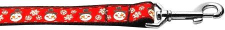 Snowmen Nylon Dog Leash