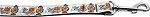 Happy Thanksgiving Nylon Dog Leash (Color/Size: 3/8 inch wide 4ft Long)