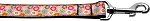 Pink Spring Flowers Nylon Dog Leash