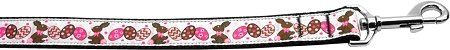 Chocolate Bunnies Nylon Dog Leash