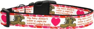 Combat Boots Nylon Dog Collar