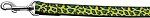 Blue and Yellow Leopard Nylon Dog Leash
