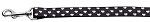 Pink and Black Dotty Hearts Dog Leash